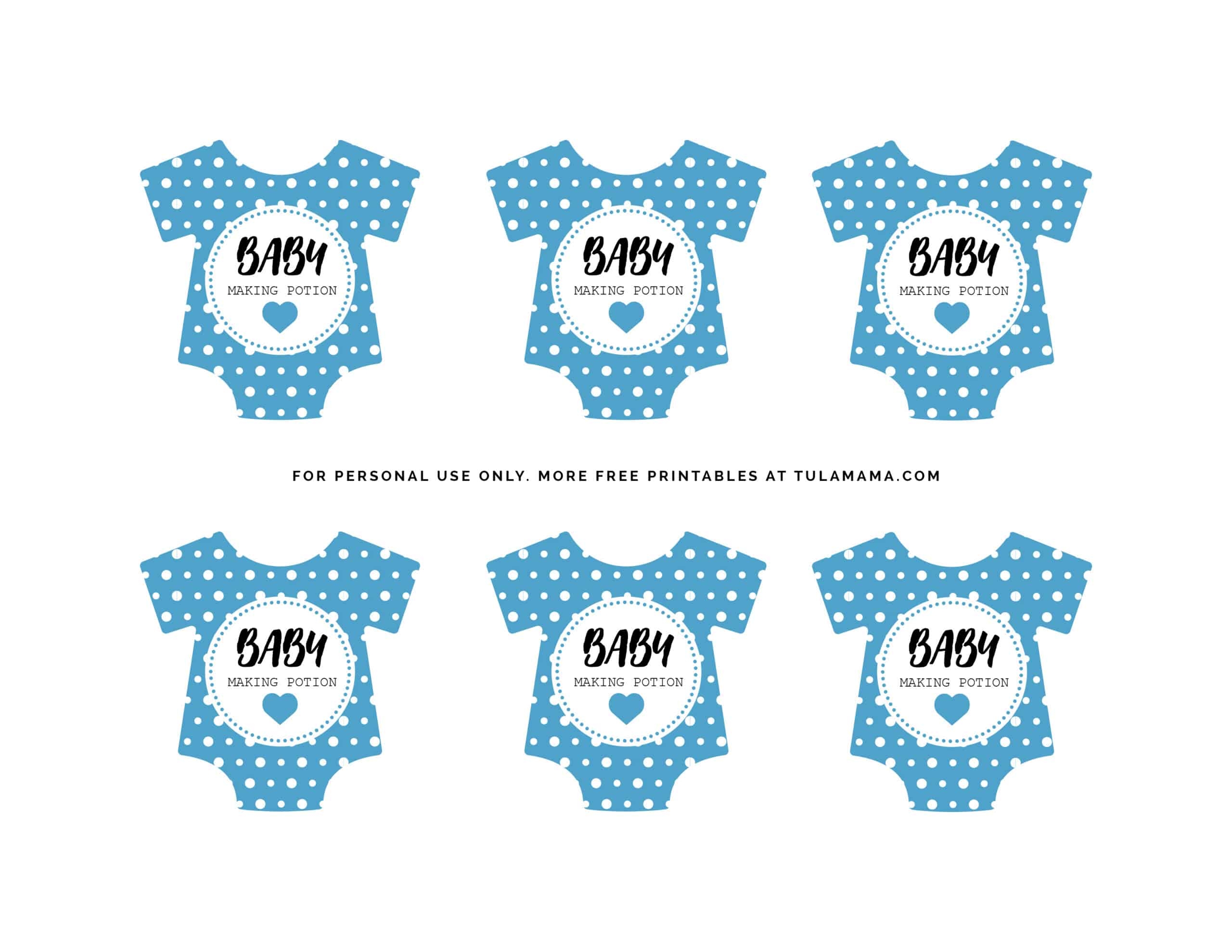 Free Printable Baby Onesie Template For Baby Shower Decorations Tulamama