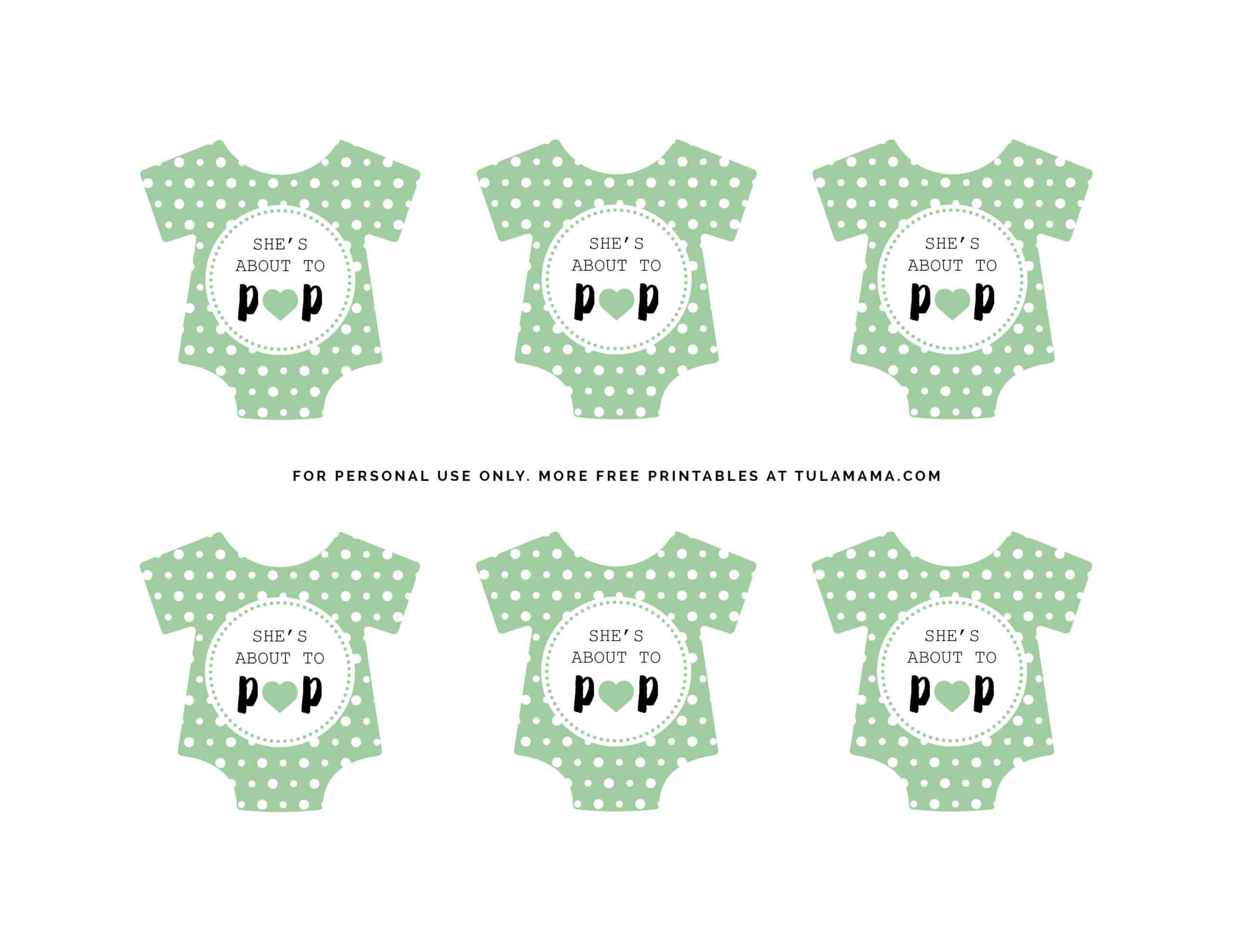 Printable Baby Onesie Pattern