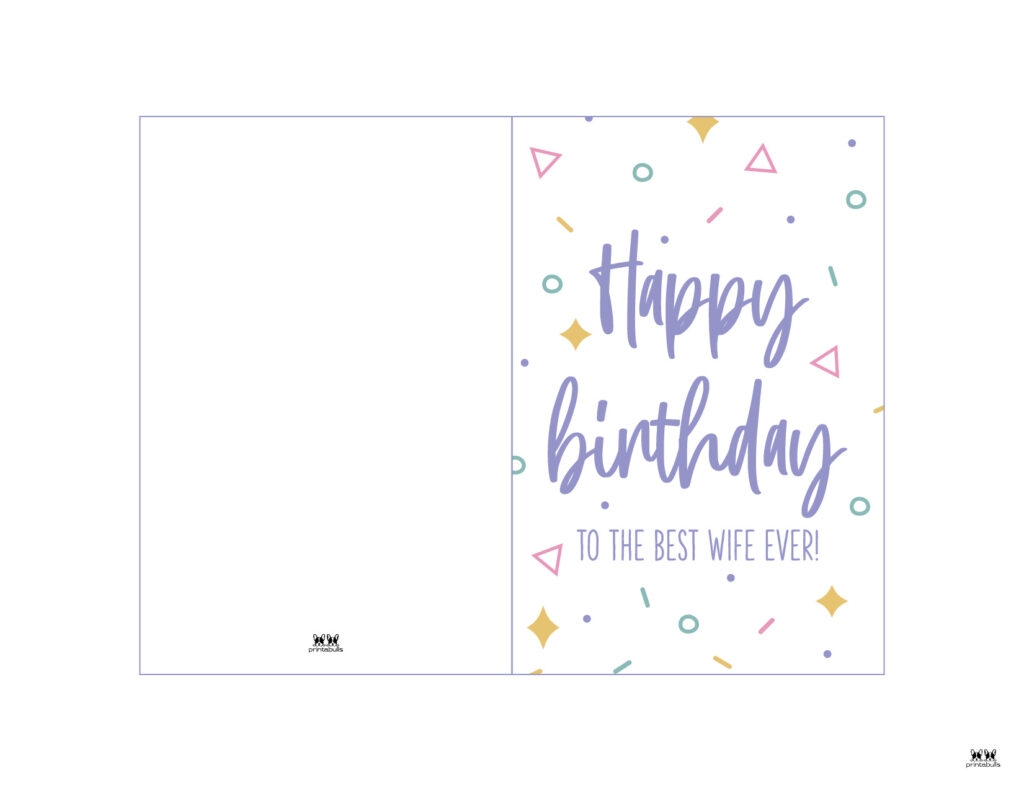 Free Printable Romantic Birthday Cards For Wife