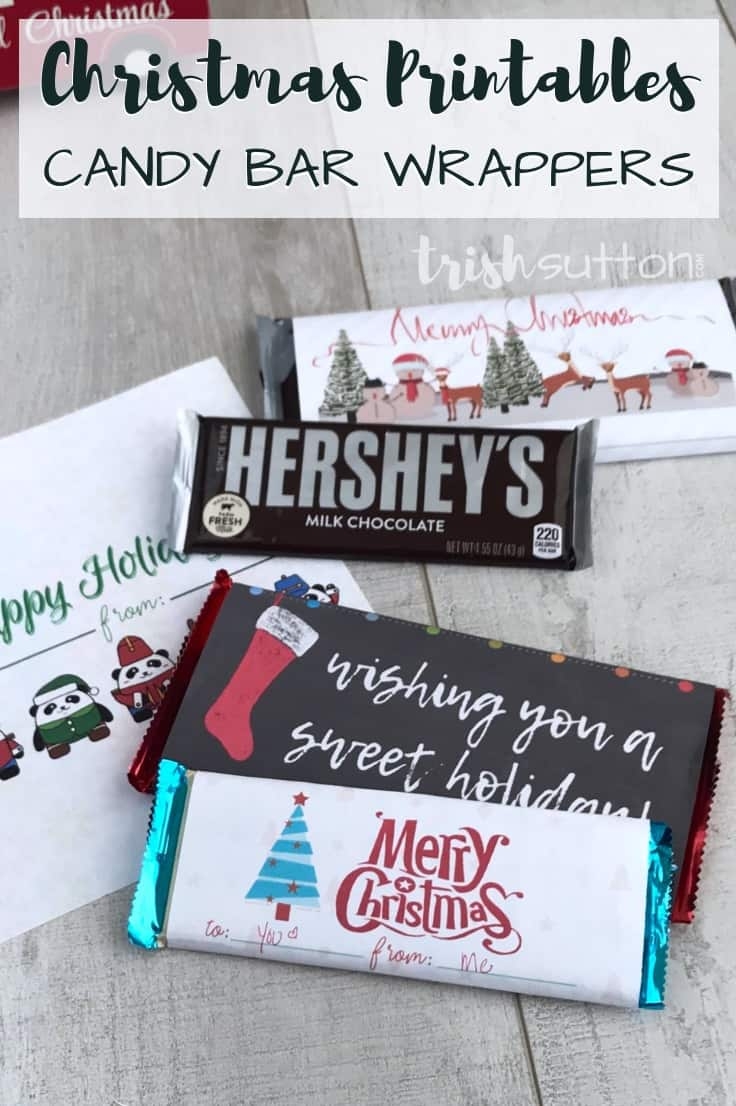 Free Printable Candy Bar Wrappers Simple Christmas Gift