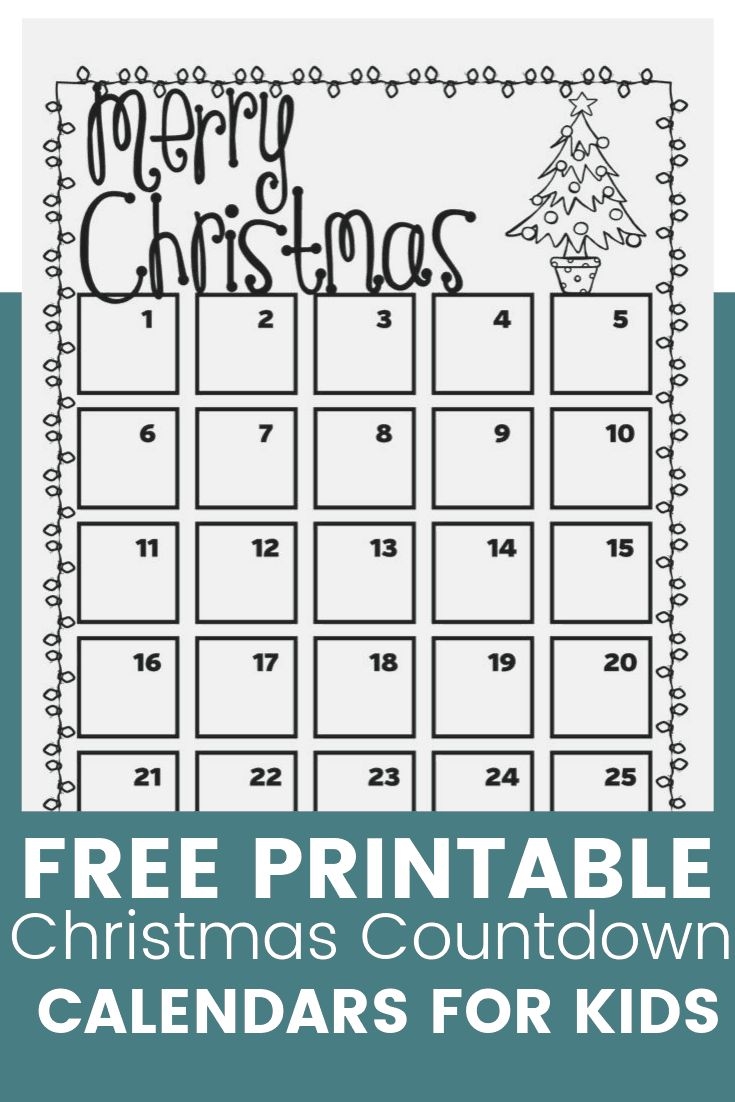 Free Printable Christmas Countdown Calendar Free Homeschool Deals 