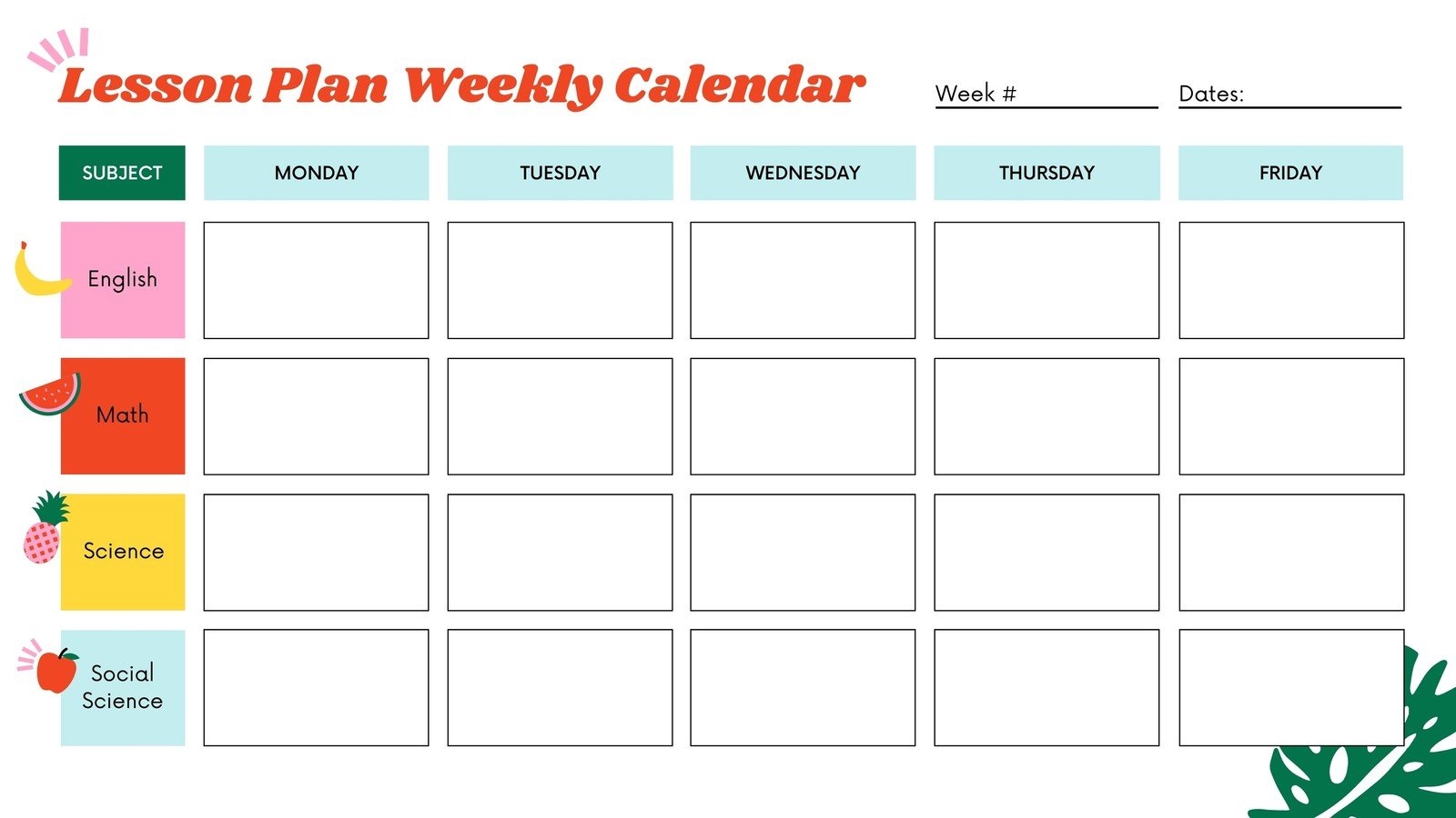 Free Printable Customizable Weekly Calendar Templates Canva
