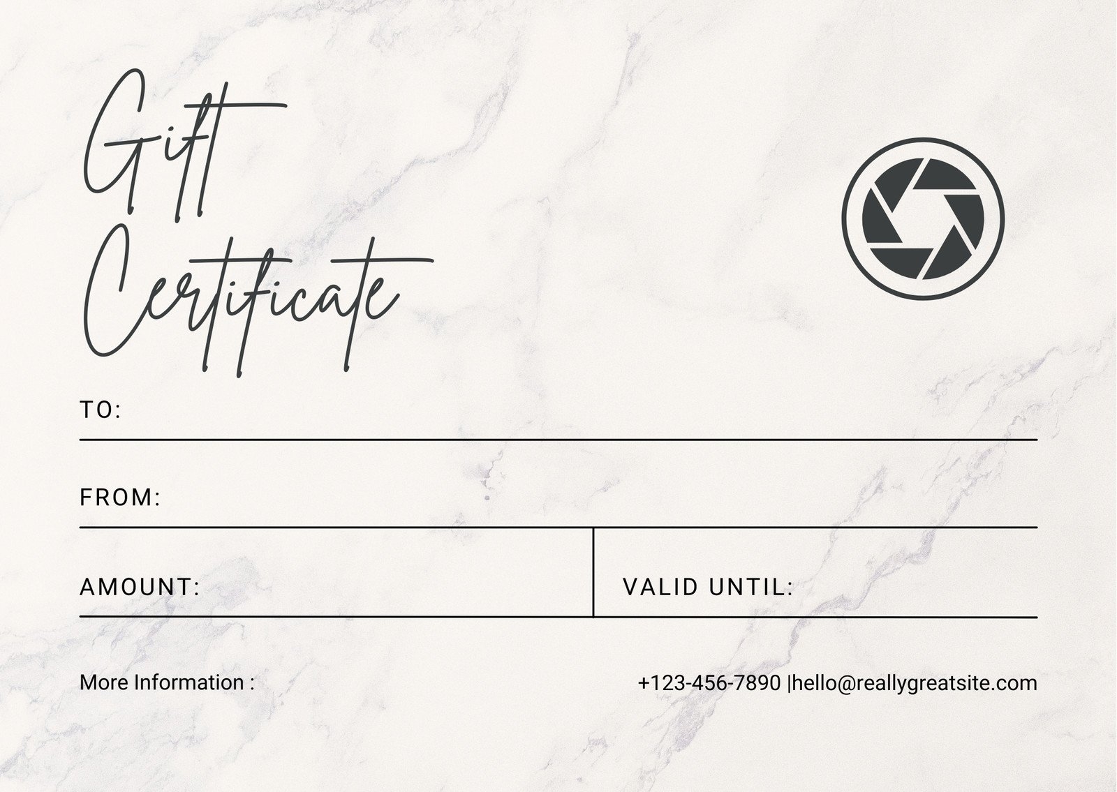 Create Free Printable Gift Certificates