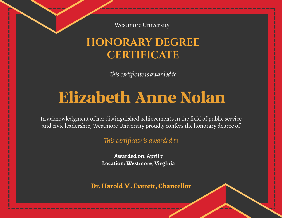 Free Printable Honorary Certificate Templates To Customize Online