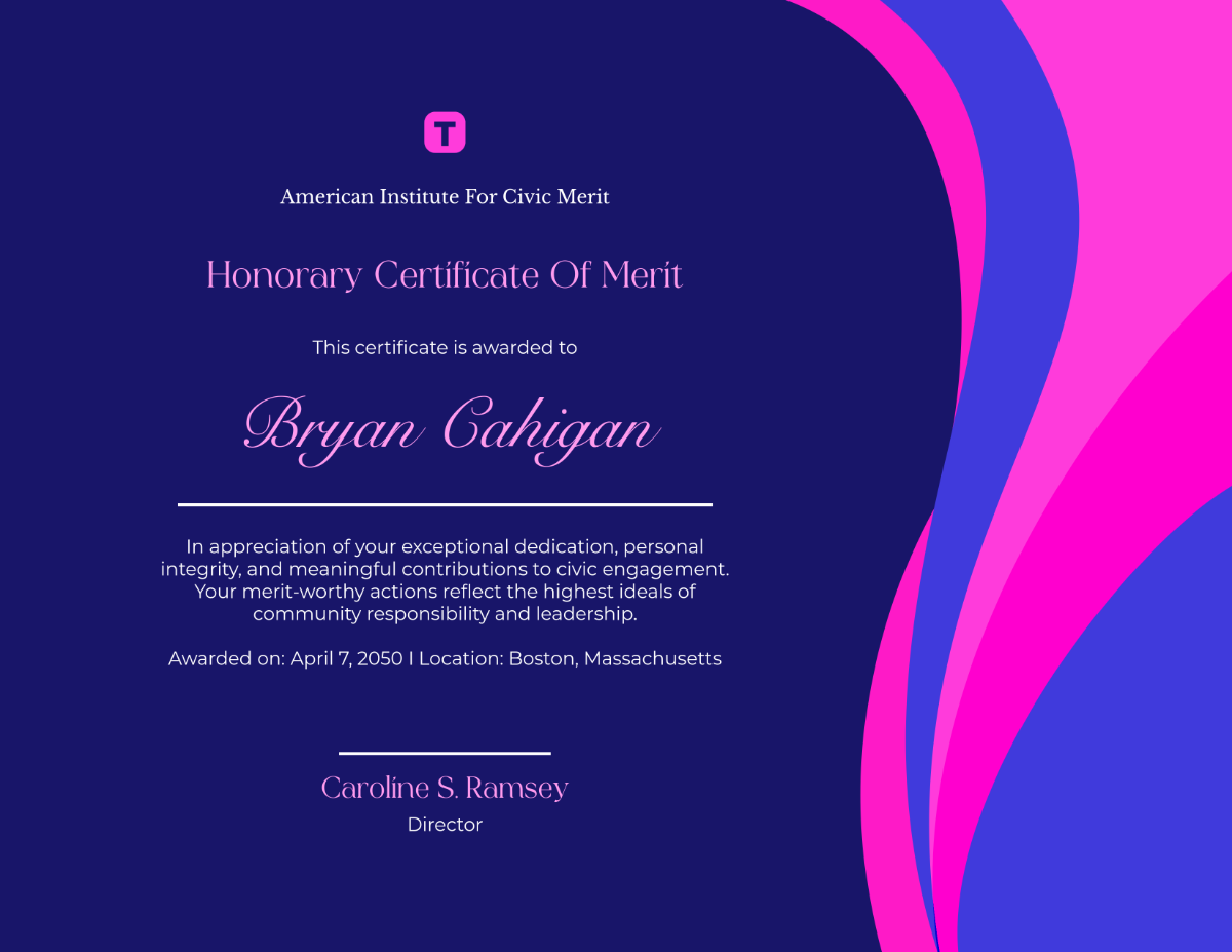 Free Printable Honorary Certificate Templates To Customize Online