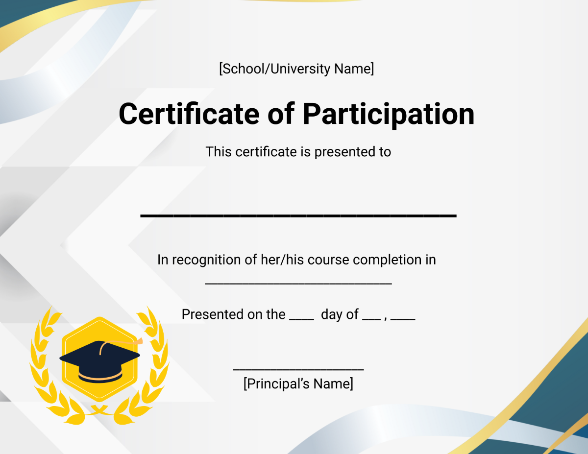 Free Printable Participation Certificates