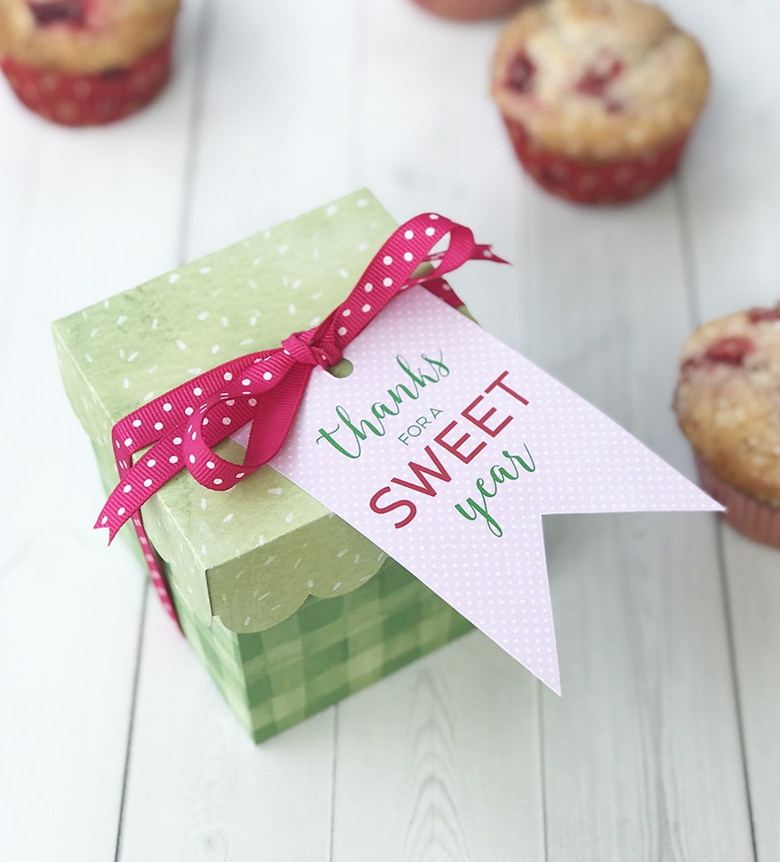 FREE Printable Teacher Gift Tag Thanks For A SWEET Year Pineapple Paper Co 