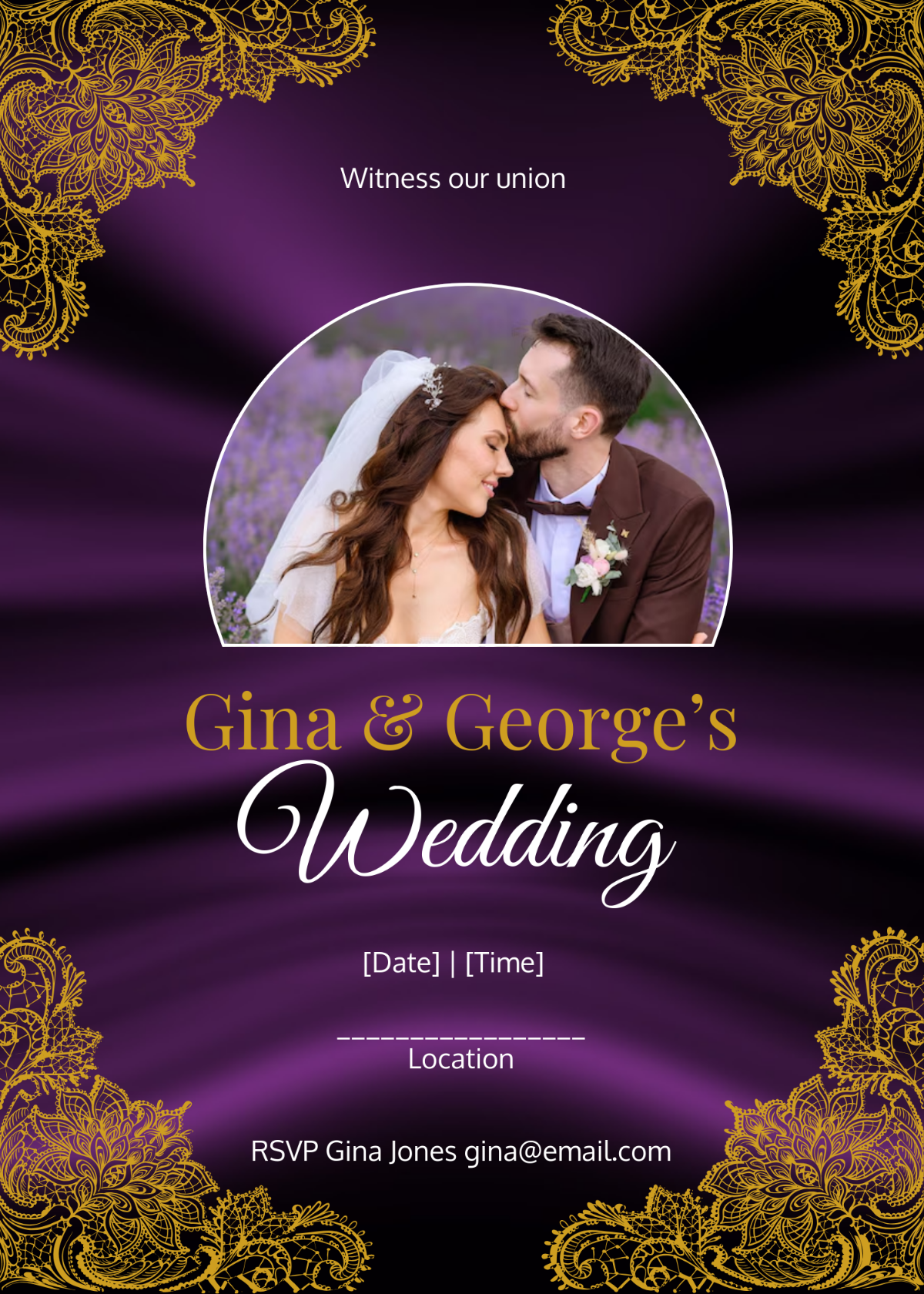 Free Purple Invitation Templates Editable And Printable