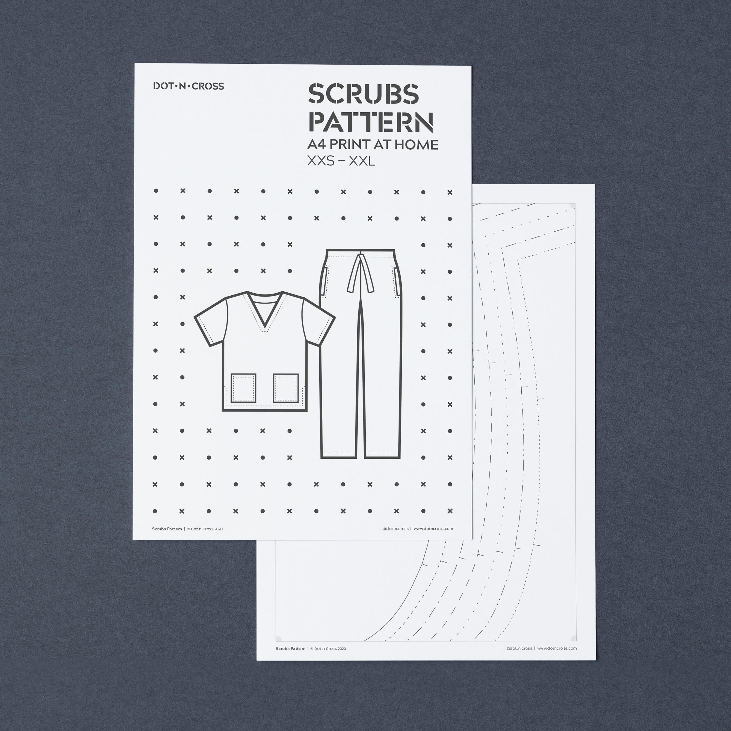 FREE SCRUBS SEWING PATTERN Dot N Cross Sewing And Pattern Cutting Classes In Cornwall
