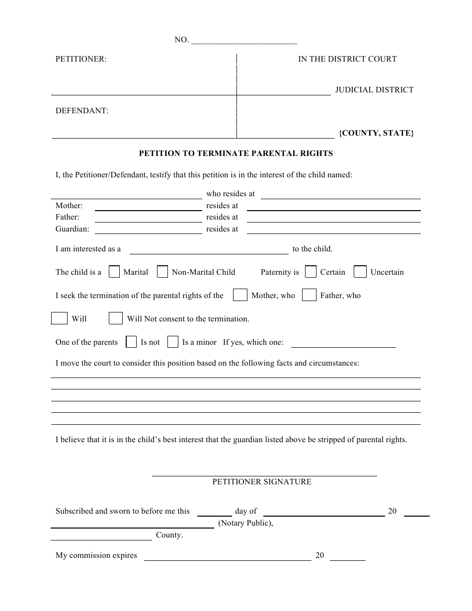 Georgia Termination Of Parental Rights Form Ganalytic