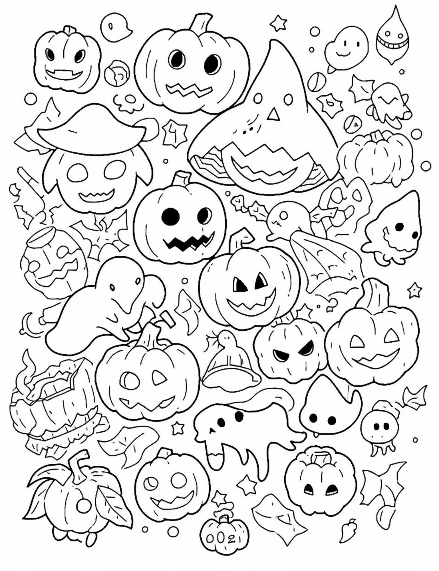 Printable Halloween Coloring Pages For Kids