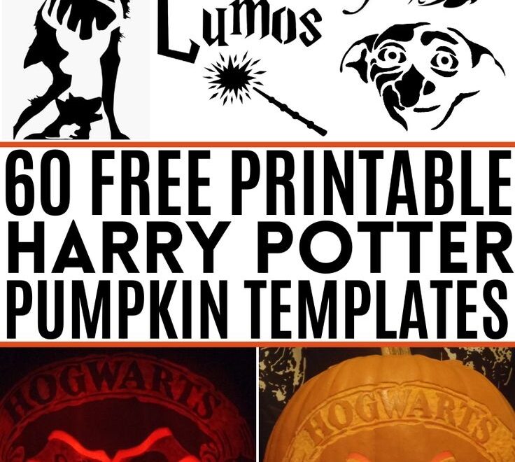 Harry Potter Pumpkin Stencils