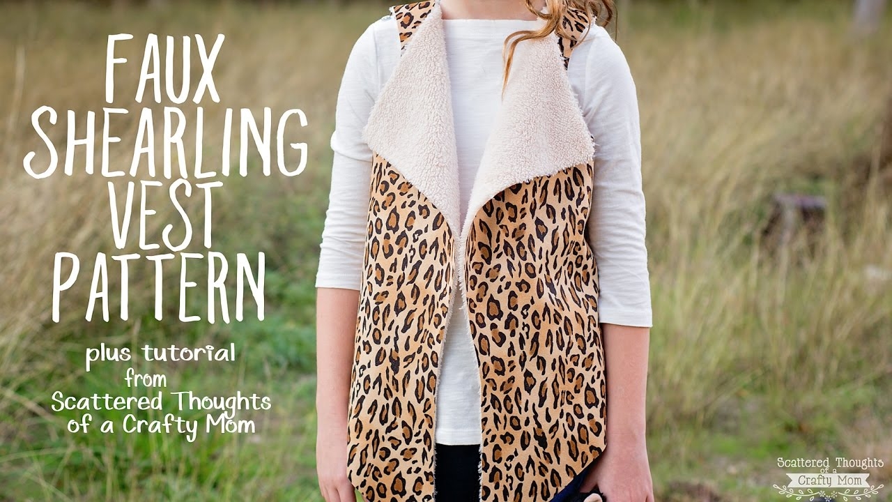 Free Fleece Teen Vest Pattern Printable