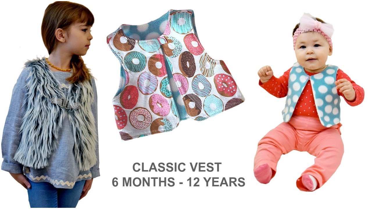 How To Sew A Vest Toddler Vest Teen Vest Cool Shaggy Vest Sewing Tutorial Frocks Frolics YouTube