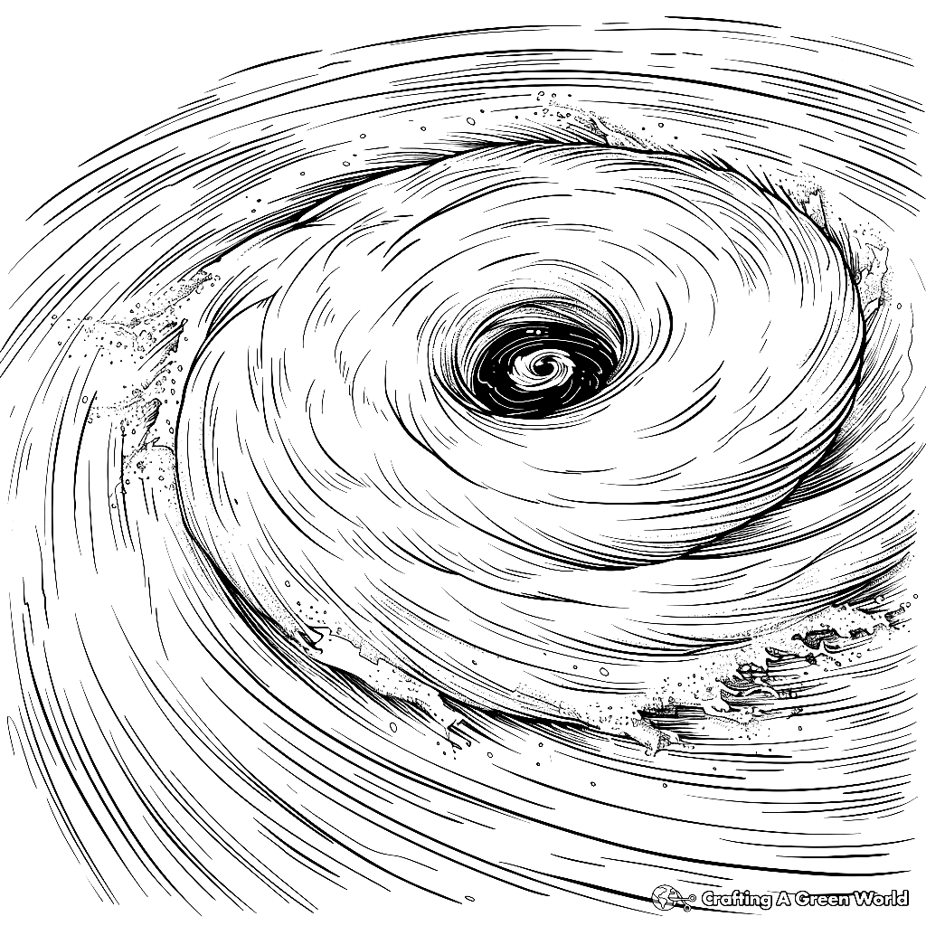 Hurricane Coloring Pages Free Printable 