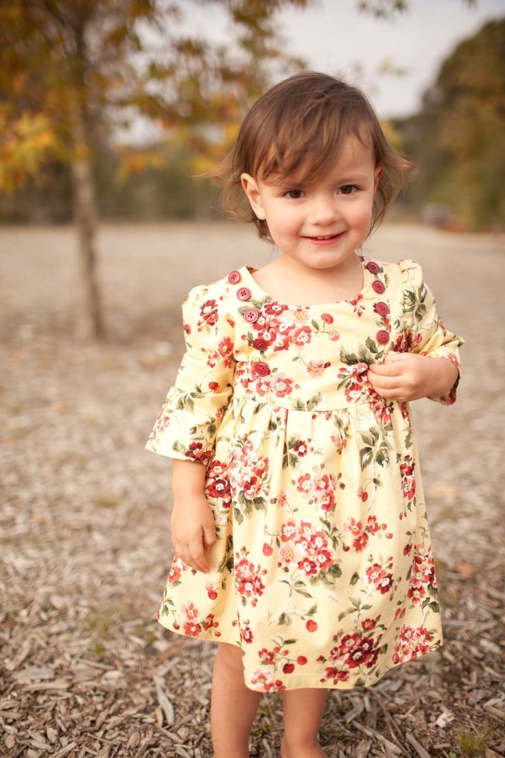 Printable Long Sleeve Dress Patterns For Babies