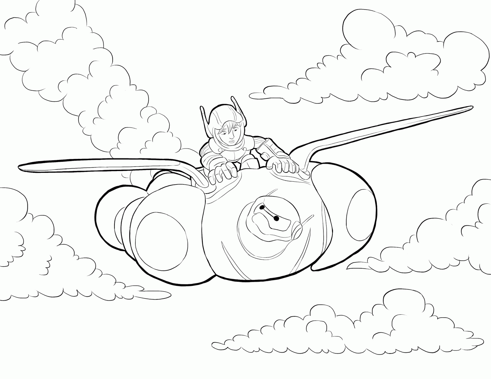 Free Printable Coloring Pages Of Baymax