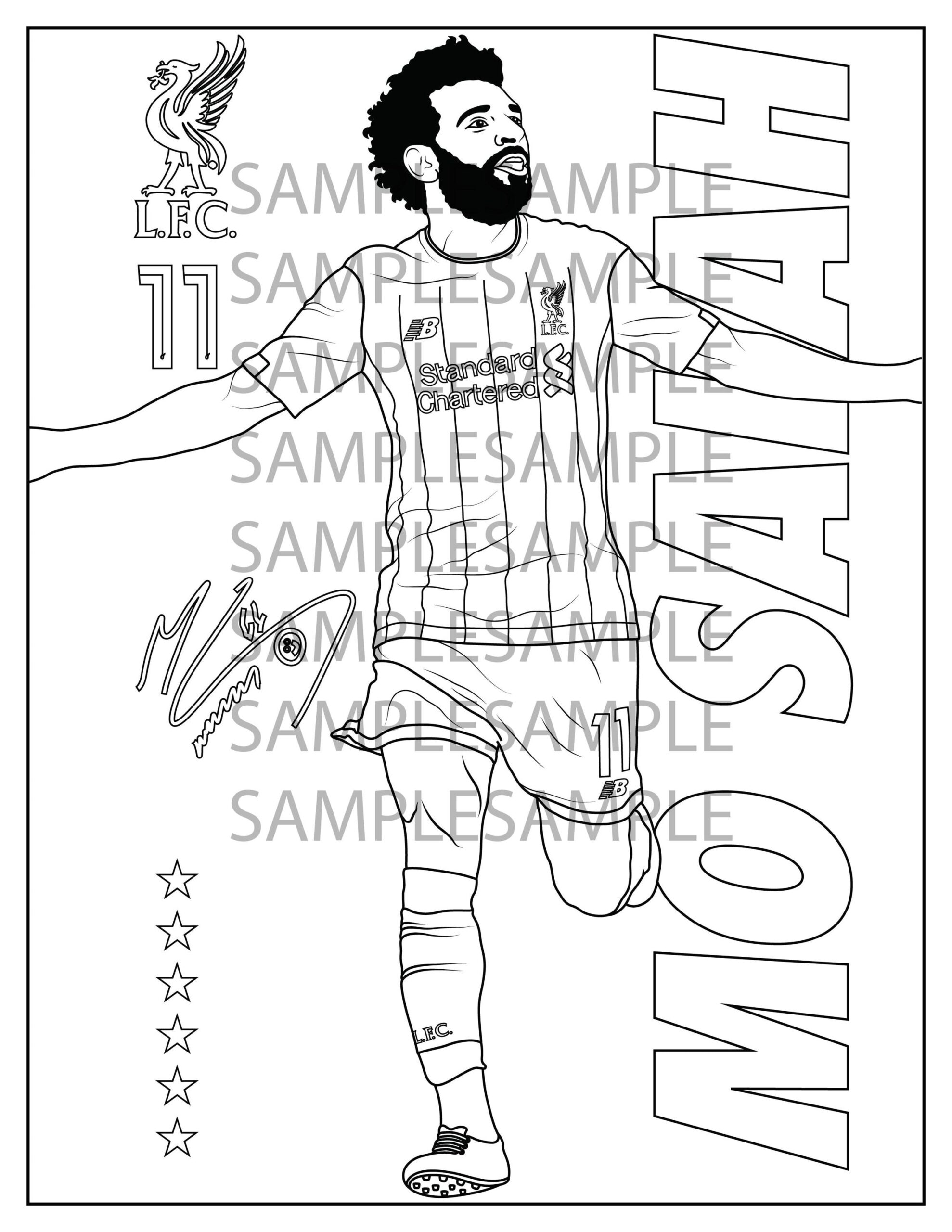 Liverpool FC Colouring Pages Digital Download Colouring LFC Football Color Book Colouring Pages 12 Colouring Activity Kids Sheets Etsy