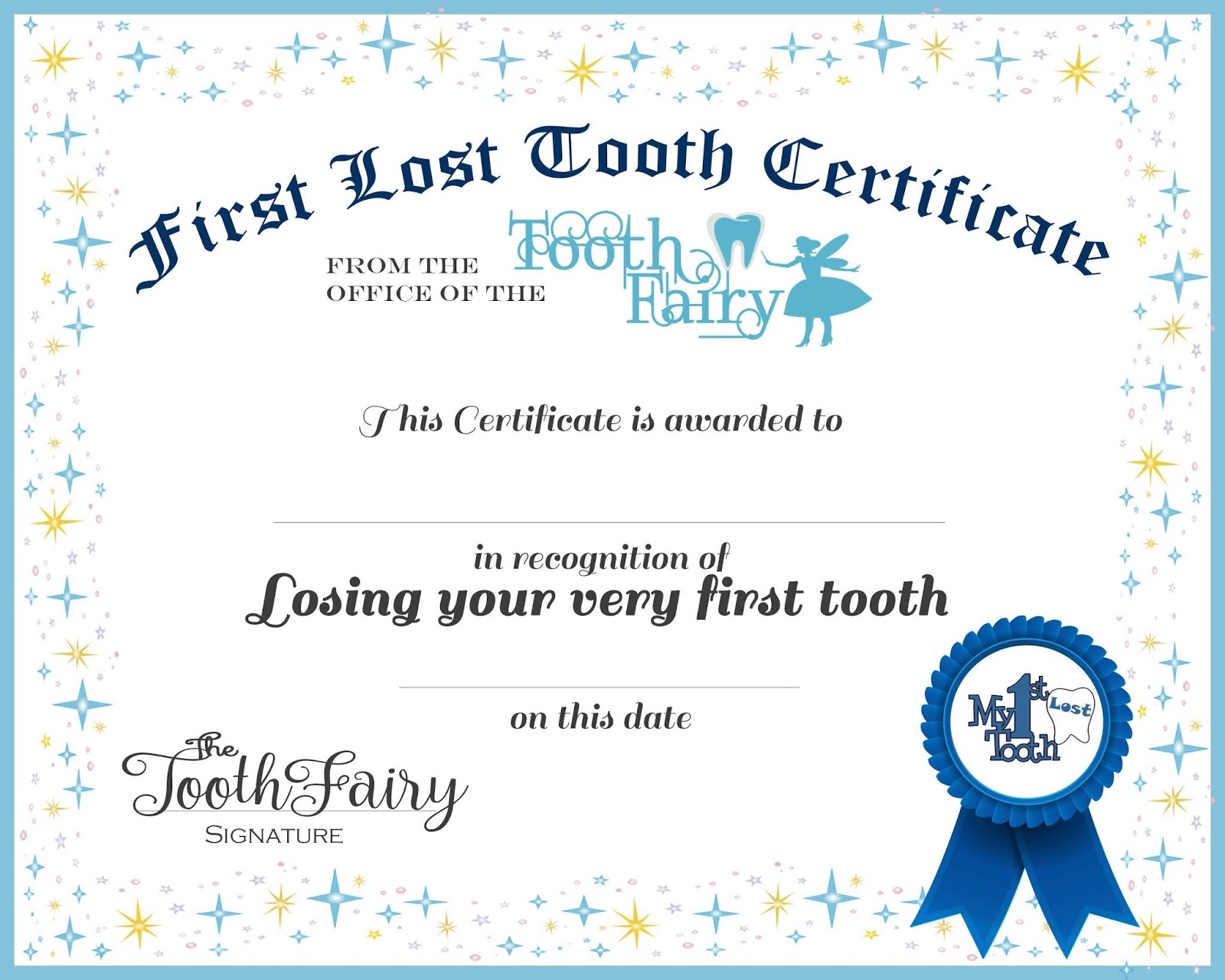 Lucky7s Studio Tooth Fairy Visits And Printable