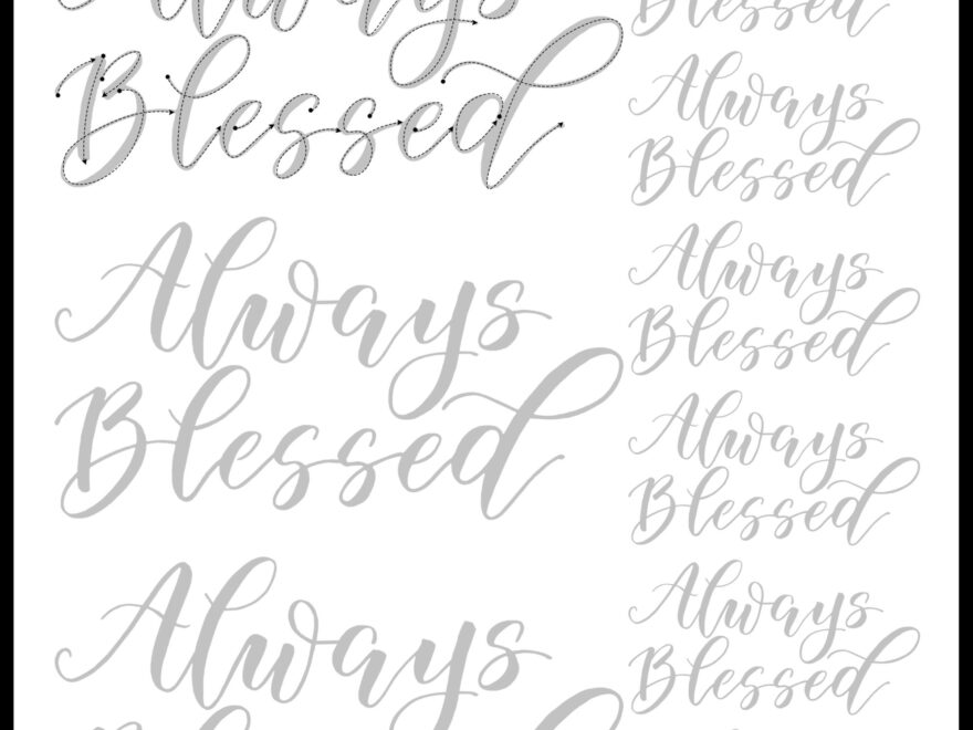 Magic Monday Freebie Calligraphy Worksheet Kelly Creates
