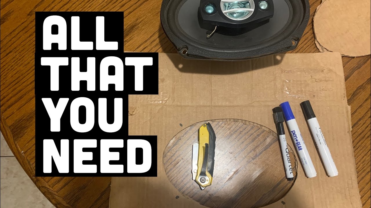 Making A Speaker Template YouTube