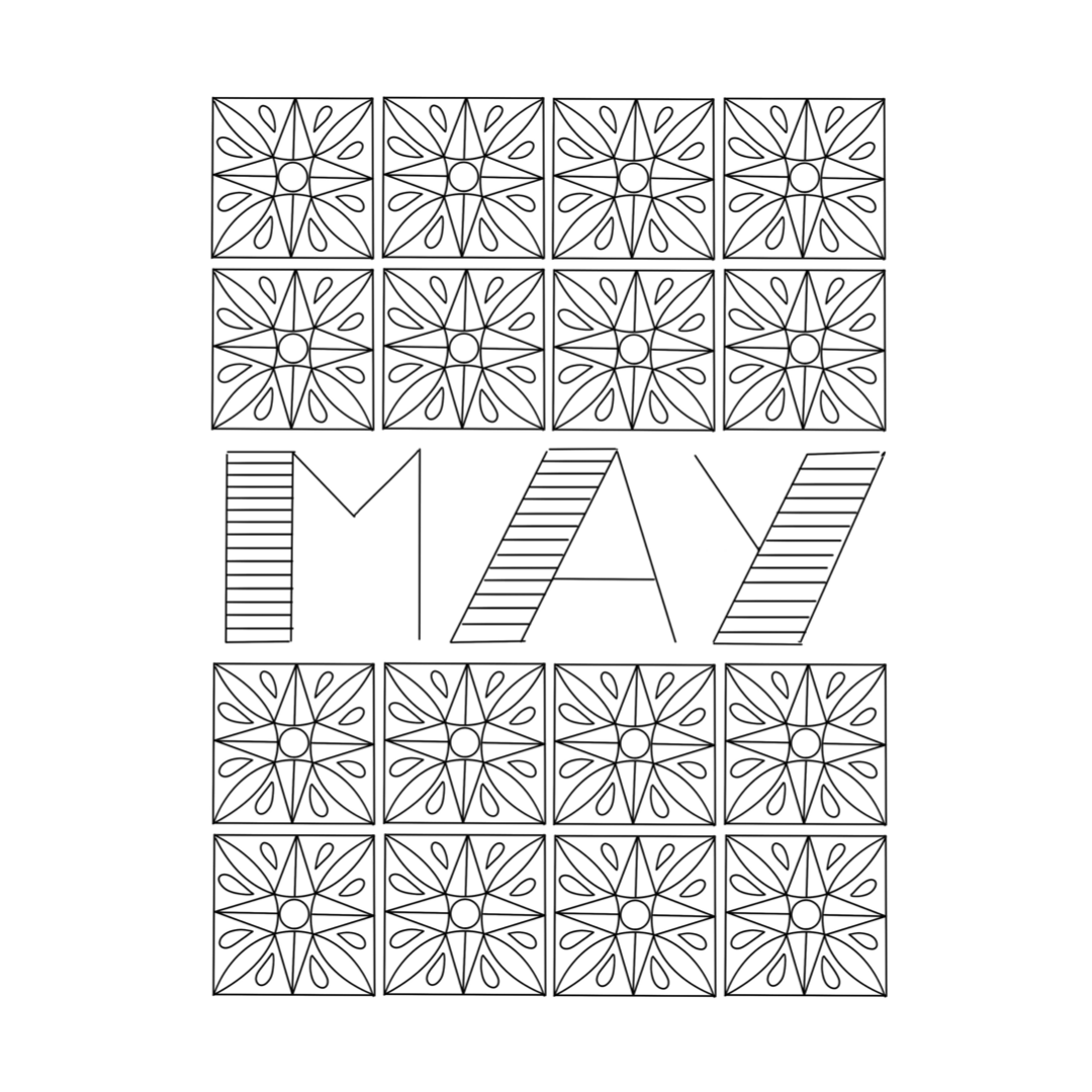 Printable Bullet Journal Coloring Pages