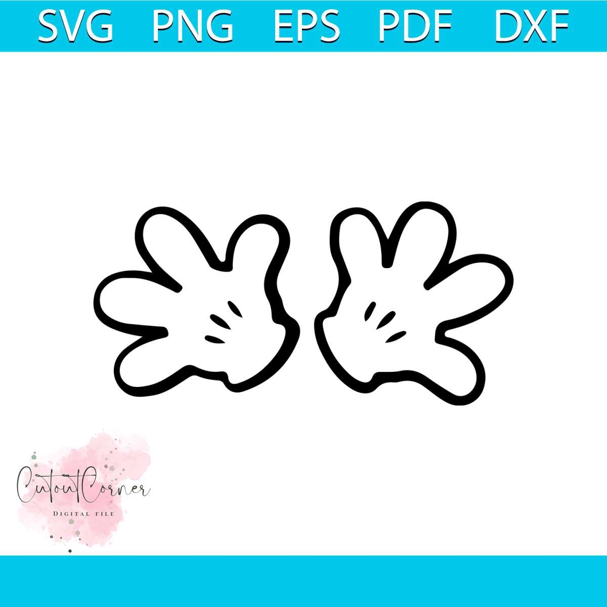 Mickey Hand Svg Inspire Uplift