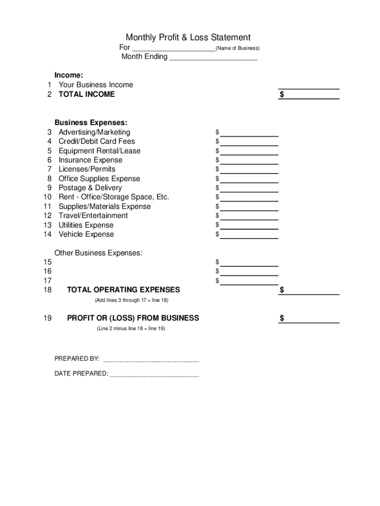 Mium Pnl Form Fill Online Printable Fillable Blank PdfFiller