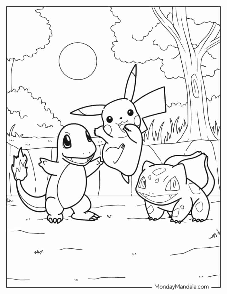 Free Pokemon Coloring Printables