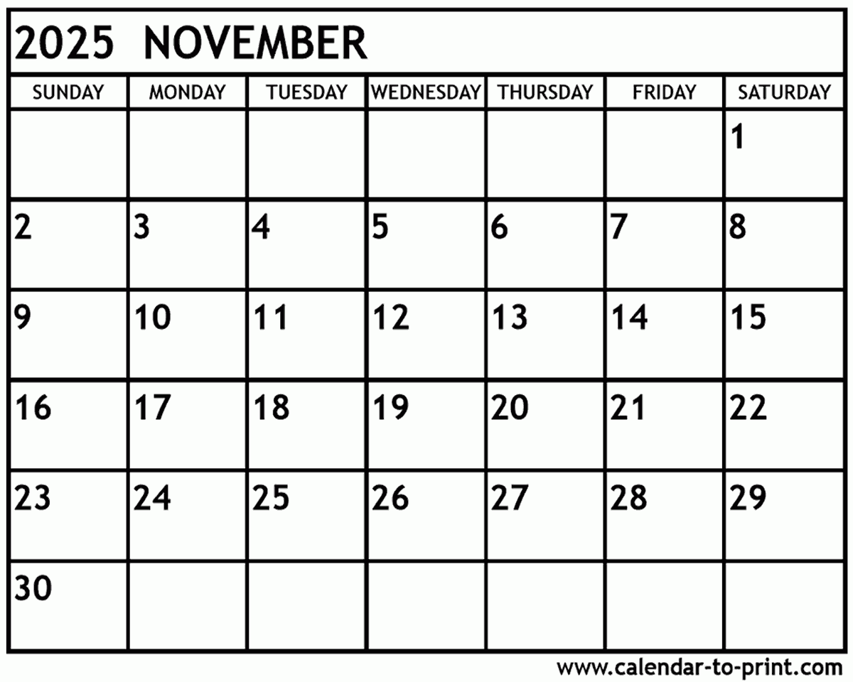 Blank August 2025 Calendar