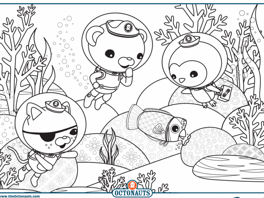 Octonauts Coloring Page World Ocean Day