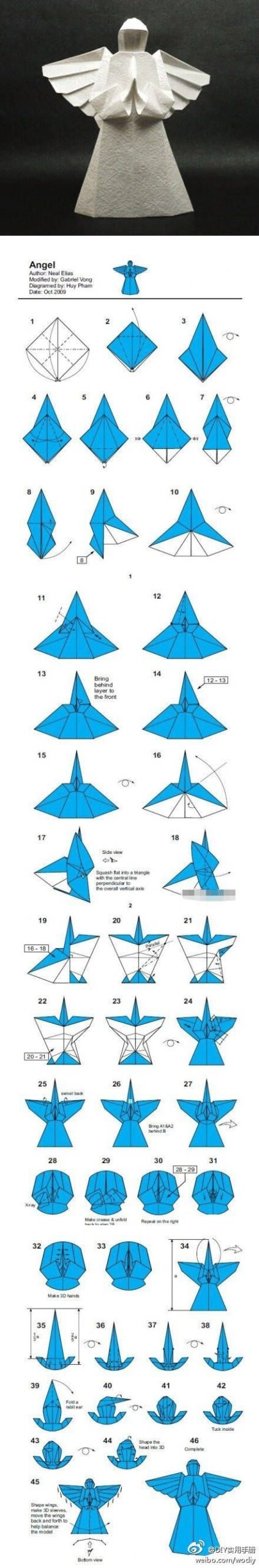 Origami Angel Patterns Printable