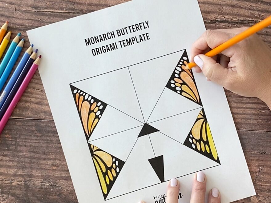 Origami Butterfly Printable Templates It s Always Autumn