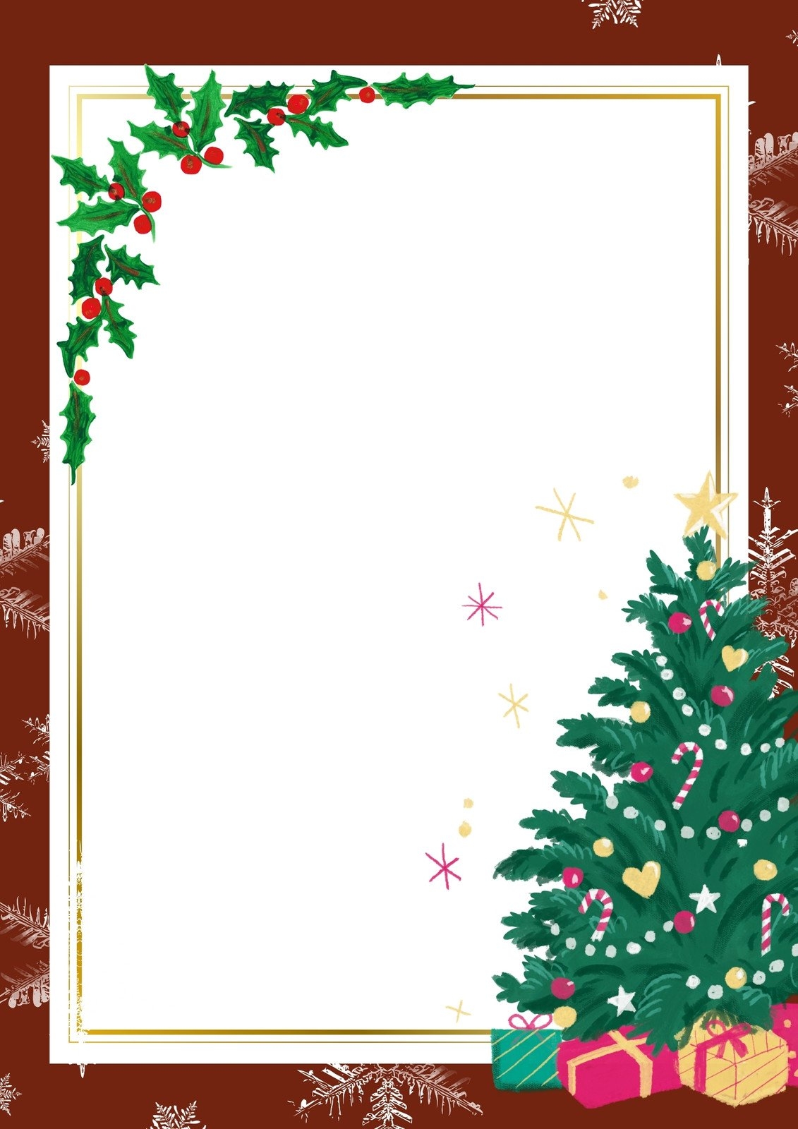 Page 2 Free Customizable Christmas Page Border Templates Canva