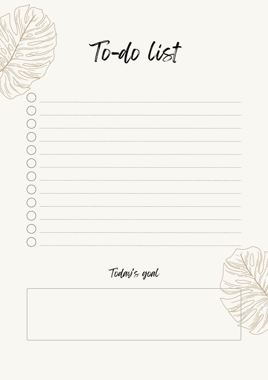 Page 4 Free And Customizable To Do List Templates