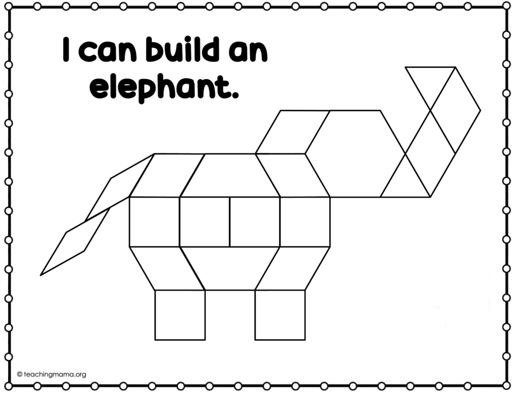 Pattern Printable Worksheets Animals
