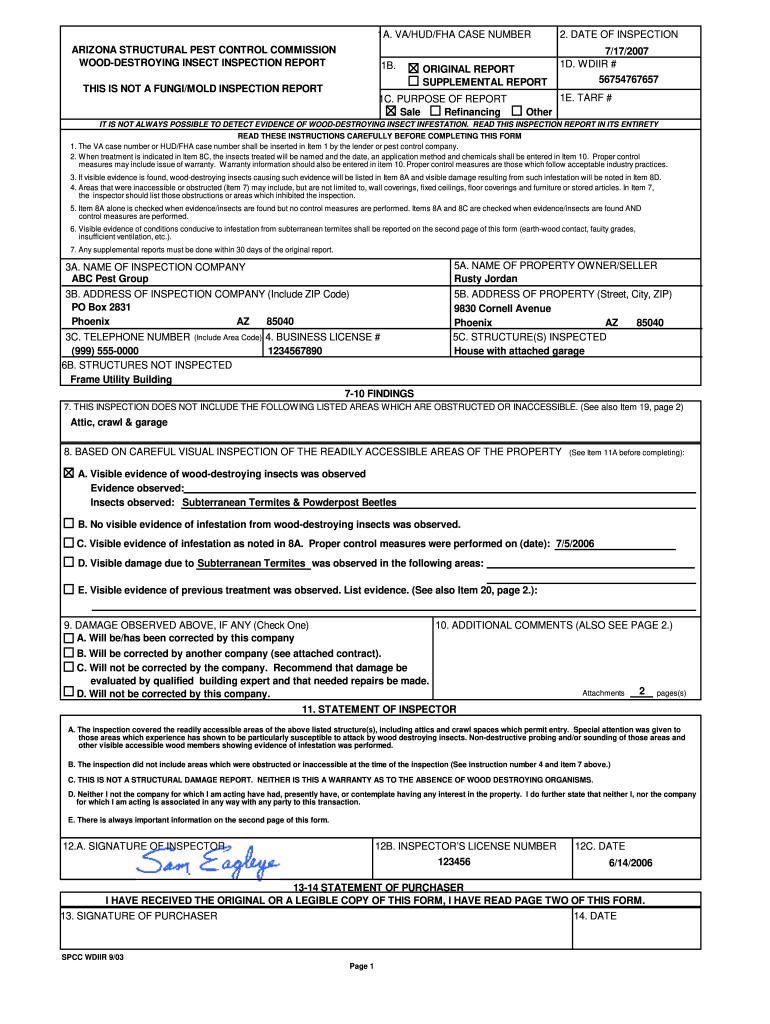 Pest Control Report Template Word Fill Out Sign Online DocHub