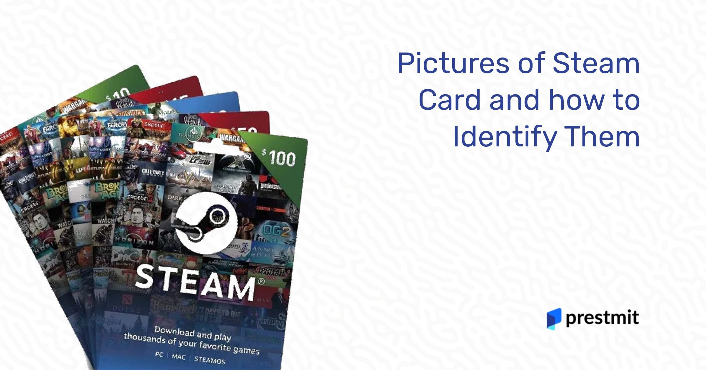 Pictures Of Steam Gift Cards And How To Identify Steam Gift Cards Prestmit