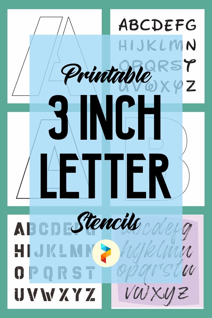 3 Inch Alphabet Stencils Free Printable