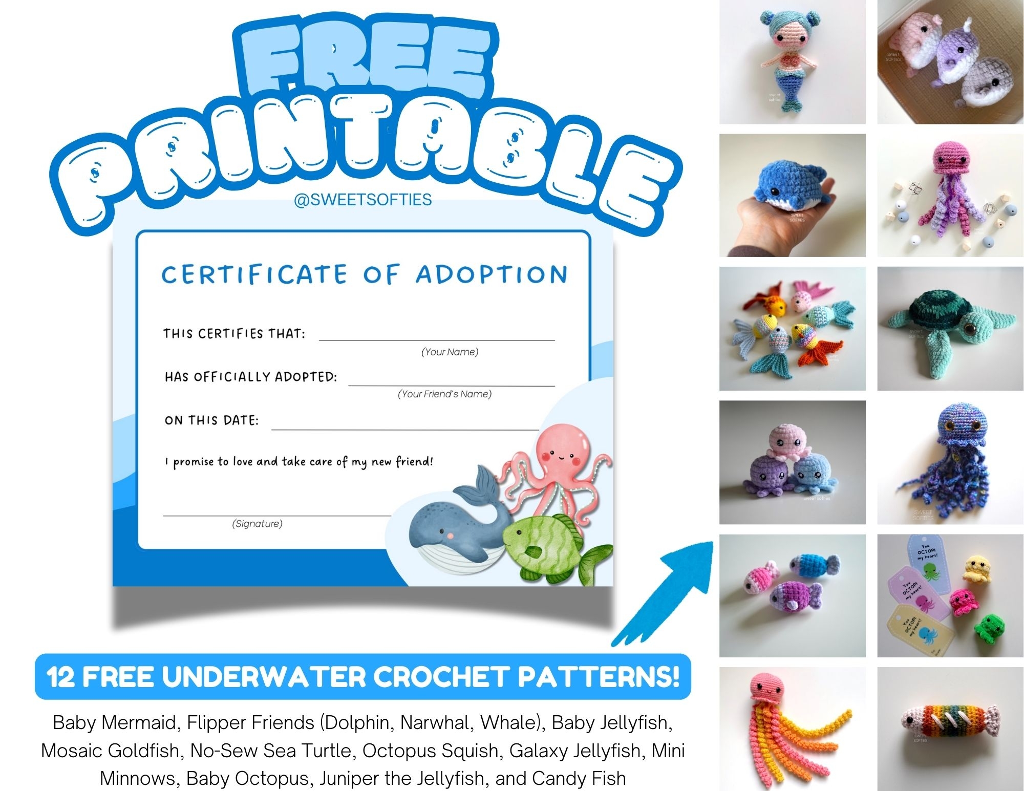 Free Printable Doll Adoption Certificate