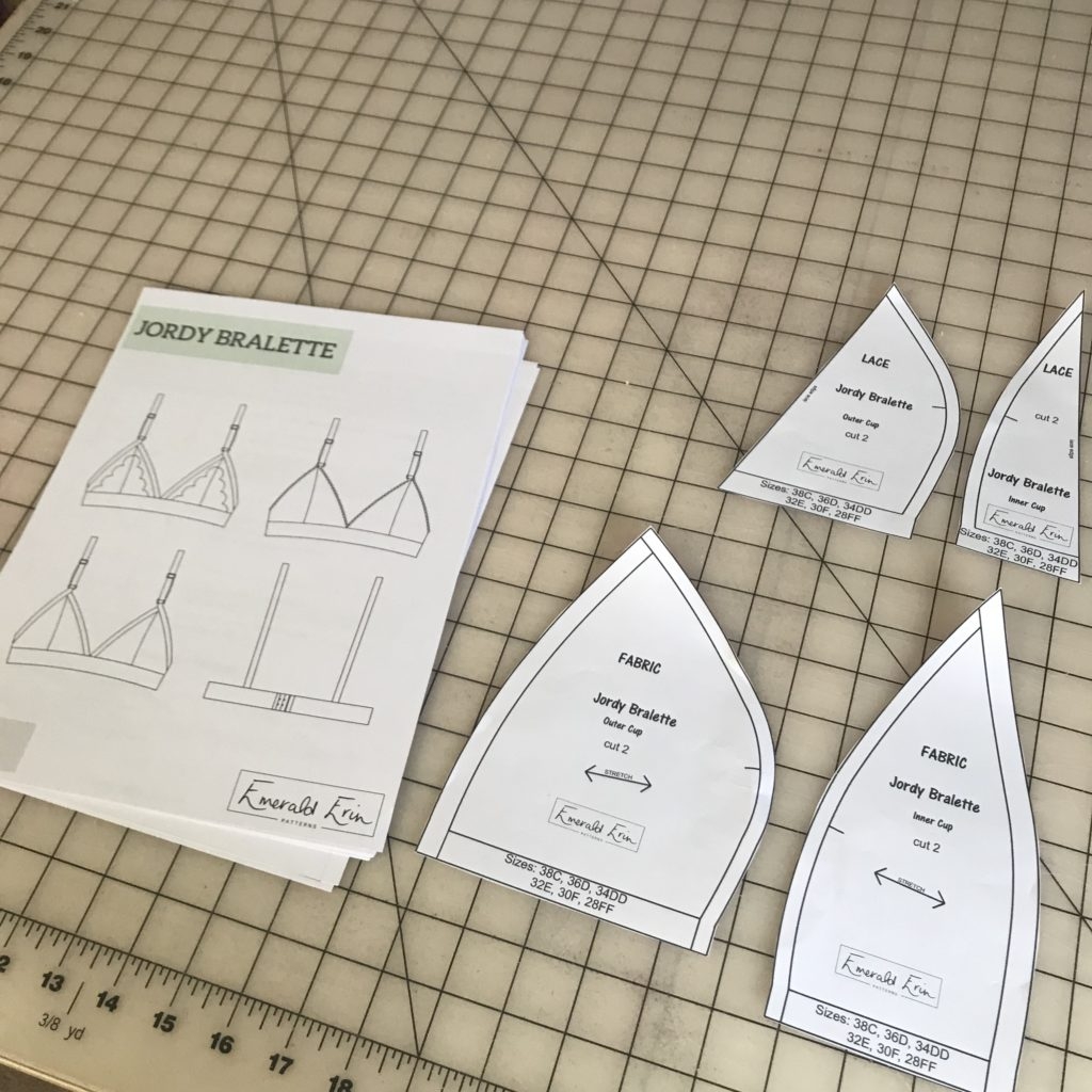 Printable Triangle Bralette Pattern