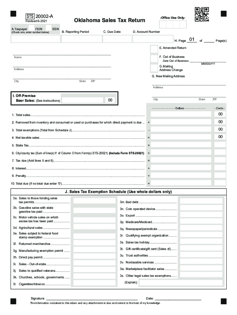 Revised Oklahoma Tax Pdf Fill Out Sign Online DocHub