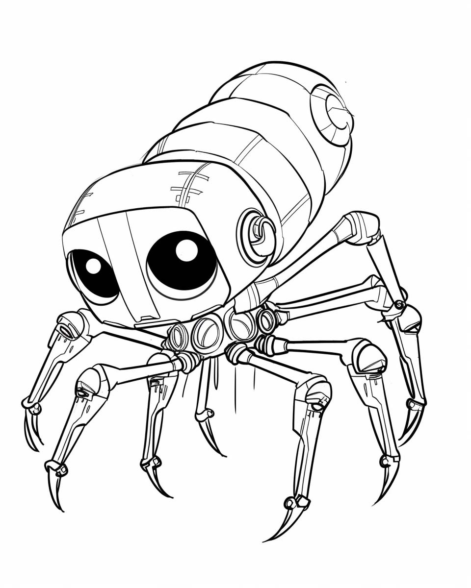 Robot Animals Coloring Pages