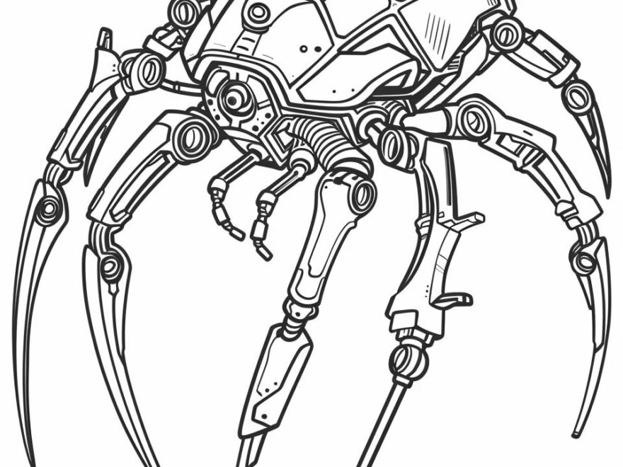 Robot Animals Coloring Pages