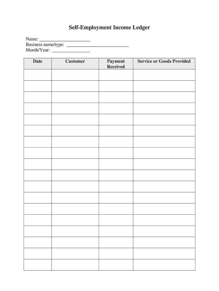 Printable Federal Tax Form Self Employment