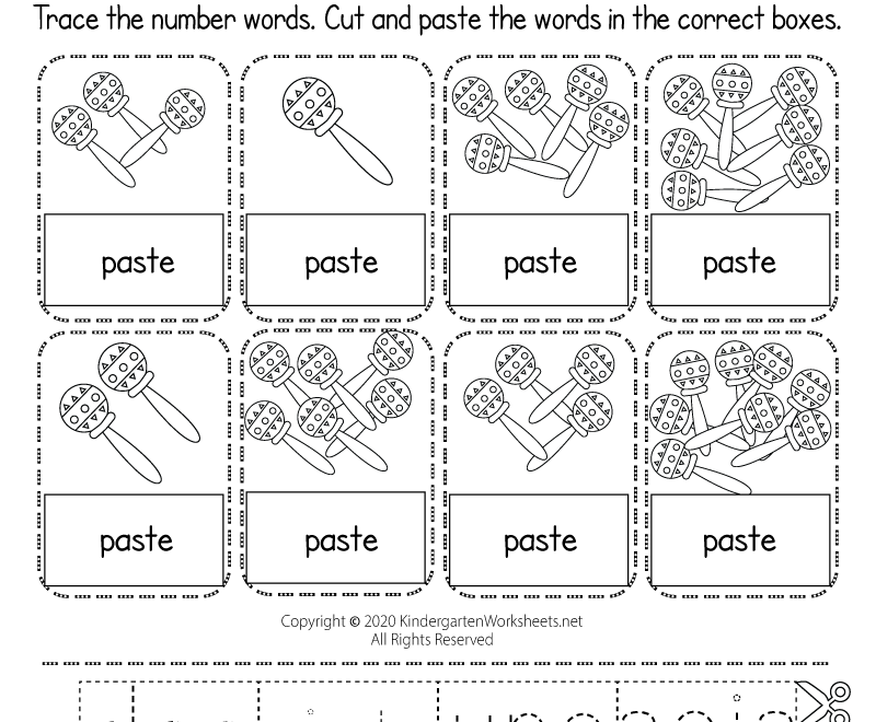 Spanish Numbers Worksheet Free Printable Digital PDF