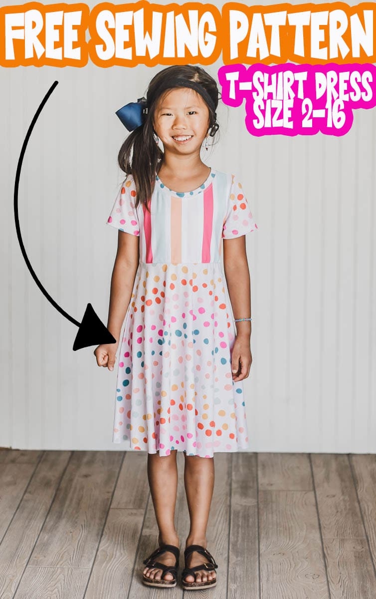 T Shirt Dress Pattern Free PDF Life Sew Savory