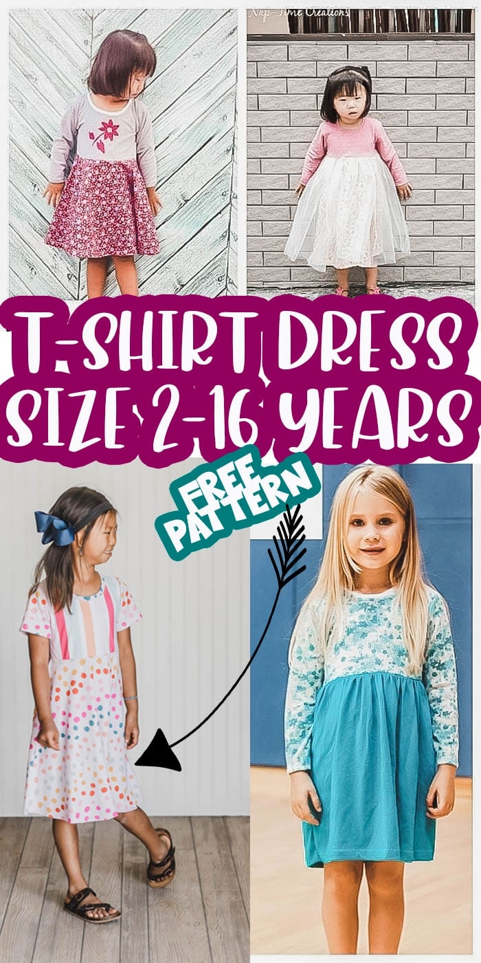 T Shirt Dress Pattern Free PDF Life Sew Savory