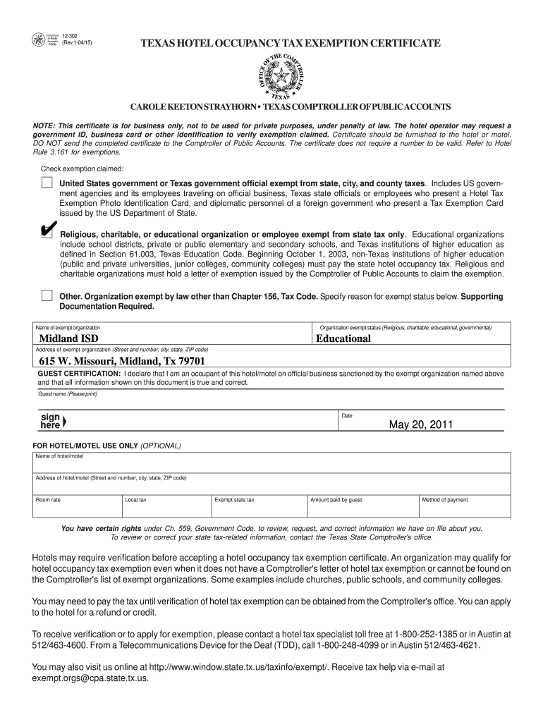 Tax Exempt Form Pdf Fill Out Sign Online DocHub