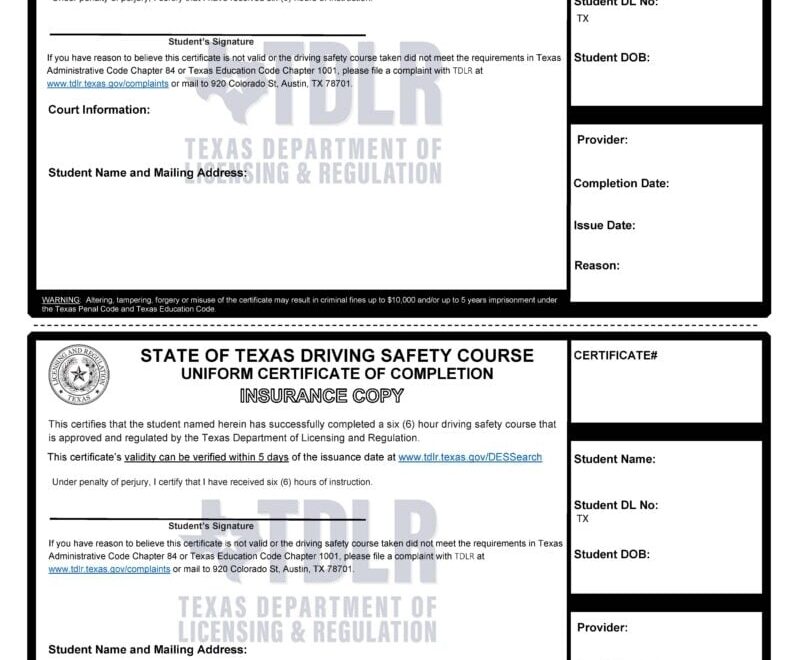 Texas Defensive Driving Course Online Enroll Now